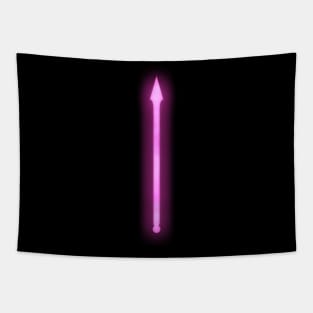 Spiritual Weapon (Pink Spear) Tapestry