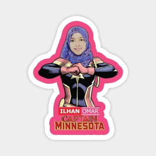 Ilhan Omar Captain Minnesota Magnet