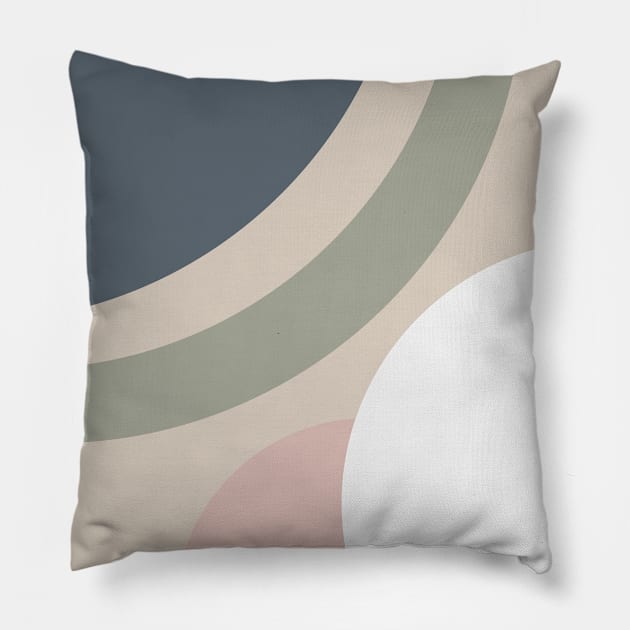 Diseño Abstracto en tonos roas y grises Pillow by FunPrintCraftTienda