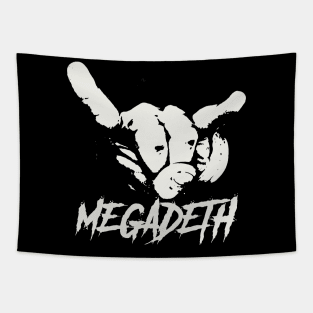 megadeth ll horn sign Tapestry