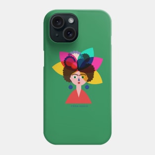 Frida kahlo mexican artist feminism feminist colorful flowers viva la vida Phone Case