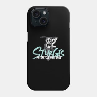 82nd Sturgis motorcycle rally teal and grey Phone Case