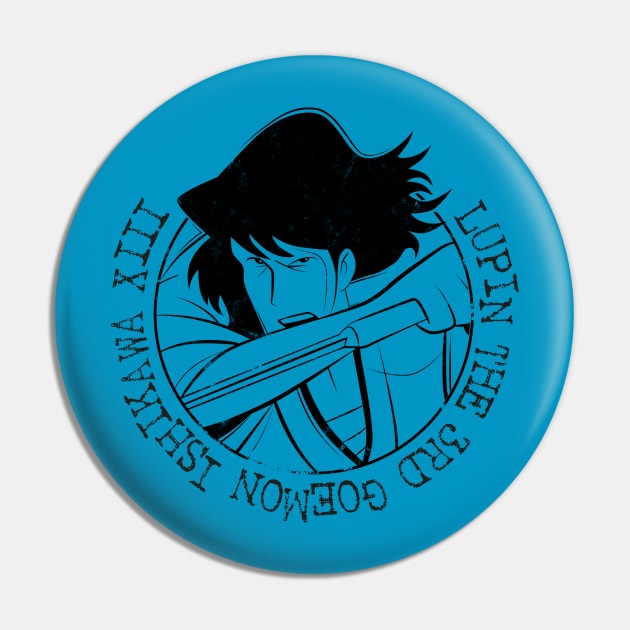 Goemon Stamp Pin by Yexart