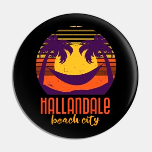 Hallandale Beach City Pin