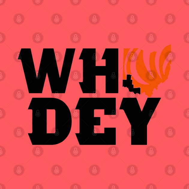 WHO DEY, Cincinnati Football by FanSwagUnltd