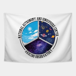 Arecibo Observatory logo - National Astronomy and Ionosphere Center Tapestry