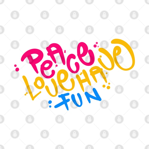 Peace Love Have Fun by guillaumelaserson