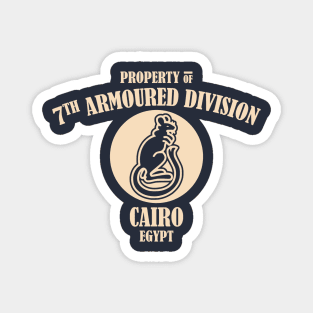 Property of 7th Armoured Division Magnet