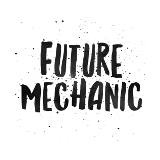 Future Mechanic Black Text T-Shirt