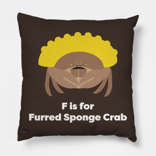 Furred Sponge Crab Pillow