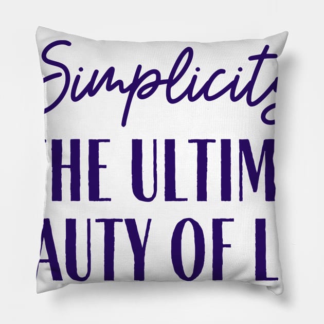 Simplicity Pillow by ryanmcintire1232