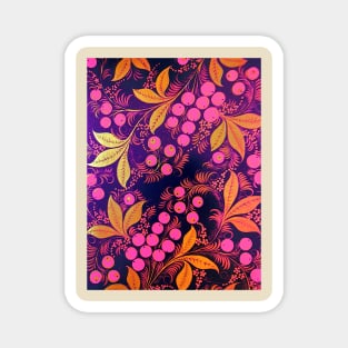 Grapes Pattern Magnet