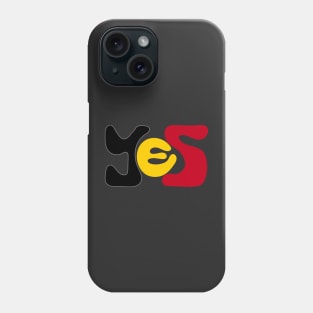 Yes to The Voice to Parliament Referendum Australia Aboriginal and Torres Straight Islander Phone Case