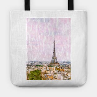 Eiffel Tower Paris Rooftops. For Eiffel Tower & Paris Lovers. Tote