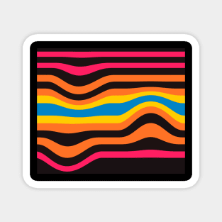 Stripes Colors BAUHAUS Magnet