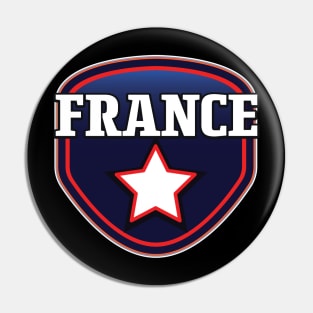 France Logo Pin