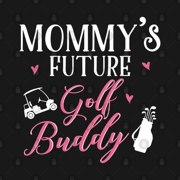 Golf Mom and Baby Matching T-shirts Gift by KsuAnn