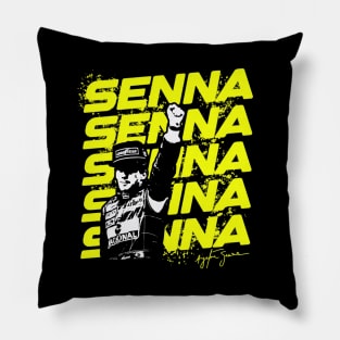 Ayrton Senna Name Reapeat Pillow