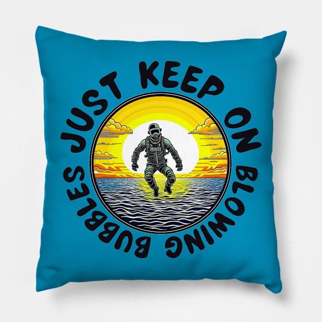 Scubadiving (2) Pillow by IOANNISSKEVAS