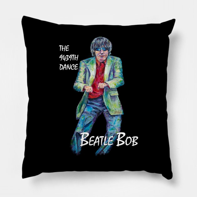 The 9439th Dance Beatle Bob Pillow by Ferdworks Fun Shirts