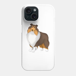 Sable Rough Collie Dog Phone Case