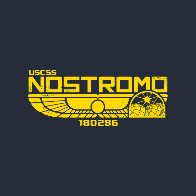 Nostromo Logo (Gold) by Miskatonic Designs