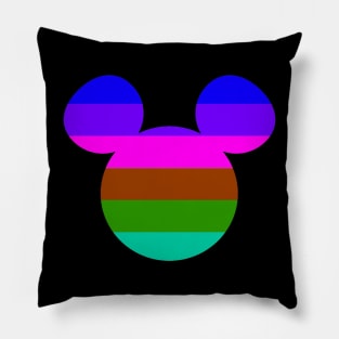 Gay Pride Mickey Mouse Pillow