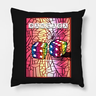 Sagrada - Board Games Design - Movie Poster Style - Board Game Art Pillow