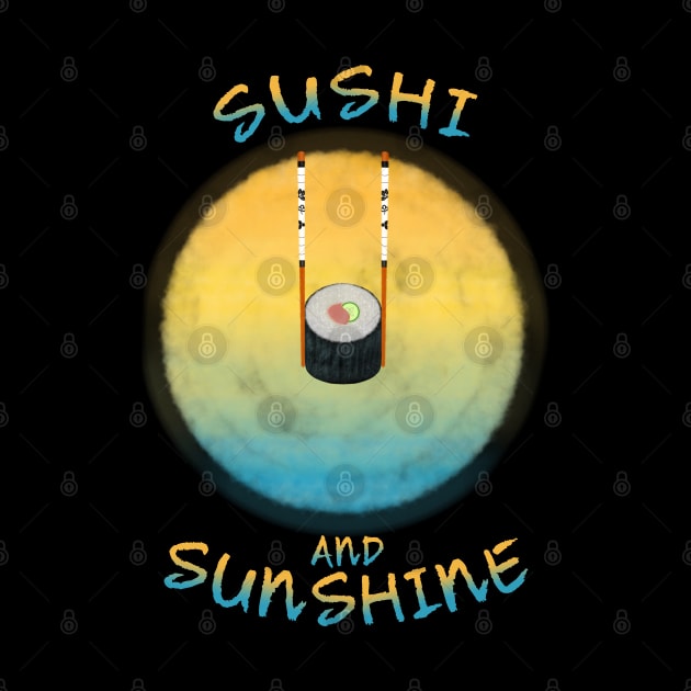 Sushi And Sunshine, Sushi Roll Obverse The Sunshine by MoMido