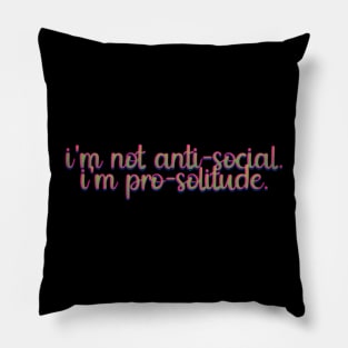 Anti-social Pillow