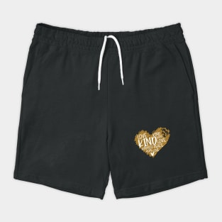 Love Kind Hope Peace Kindness Gift Shorts