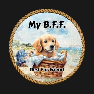 My B.F.F. Golden Retriever puppy T-Shirt