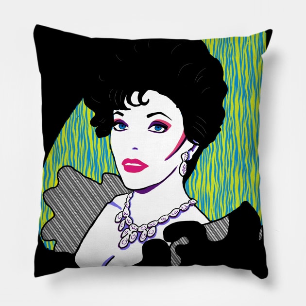 Alexis Morell Carrington Colby Dexter Rowan Pillow by UnleashedCreationz