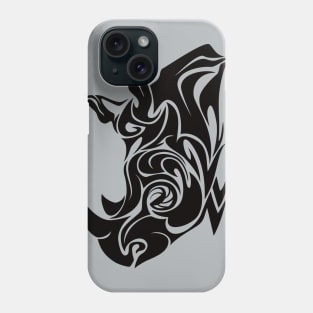 Tribal Rhinoceros Phone Case