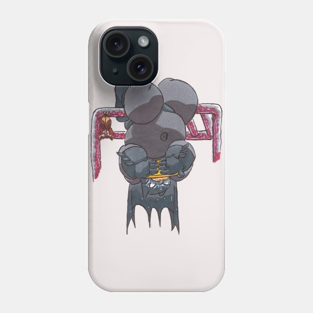 UP SIDEDOWN BATS!! Phone Case by AmadithDesigns