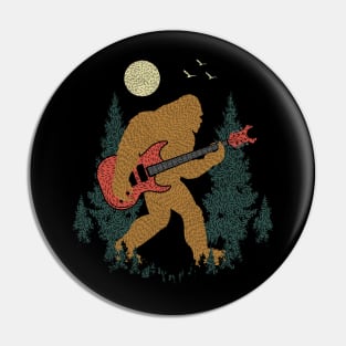 Sasquatch Guitar Pin