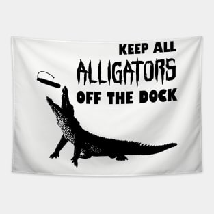 Dock Diving Gator - Black Tapestry