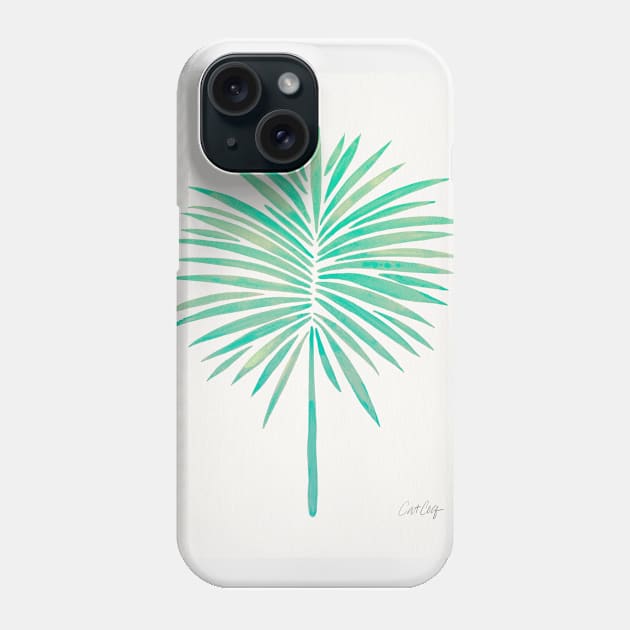 fan palm Phone Case by CatCoq