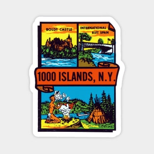 1960s Thousand Islands New York Magnet