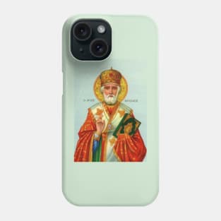 Vintage illustration Santa Claus Phone Case