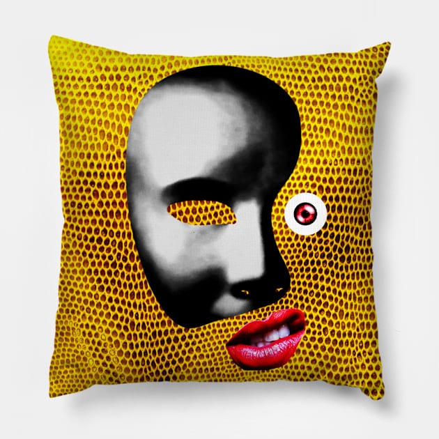 What Are You Looking At? Pillow by BKAllmighty