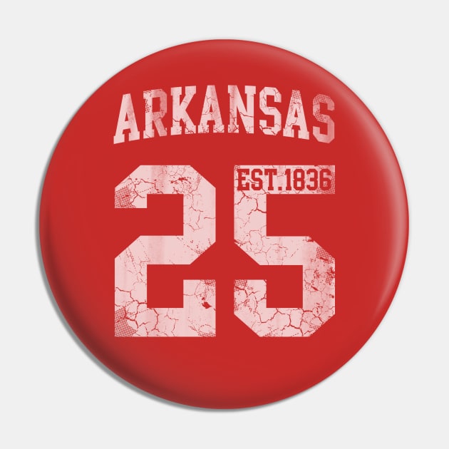 Vintage Arkansas 25th State Pin by E