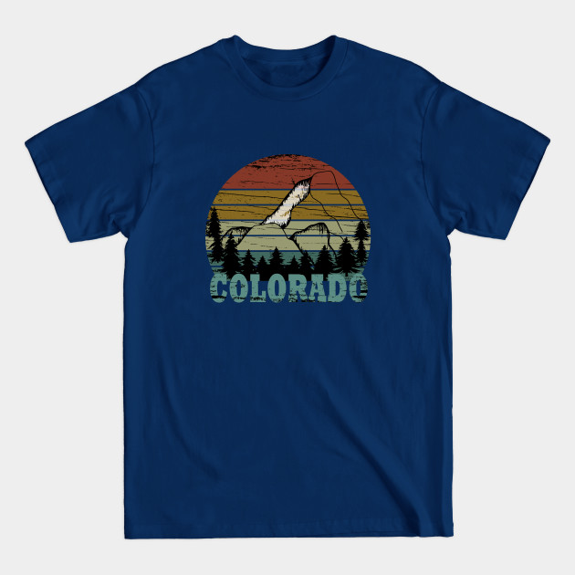 Discover colorado sunset vintage state - Colorado State - T-Shirt