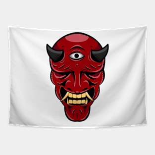 japanese devil mask Tapestry