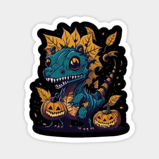 dinosaurs Halloween Magnet