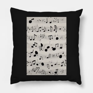 Musical Notes Pattern, perfect gift for all musicans and those who can't live without music #8 Pillow