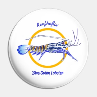 Blue Spiny Lobster Pin