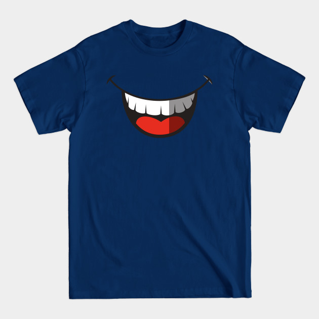 Discover funny big mouth - Funny Face Mask - T-Shirt