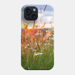 Wildflowers at Sunset Phone Case