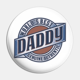 Best World's Daddy - Gift For Father Pin